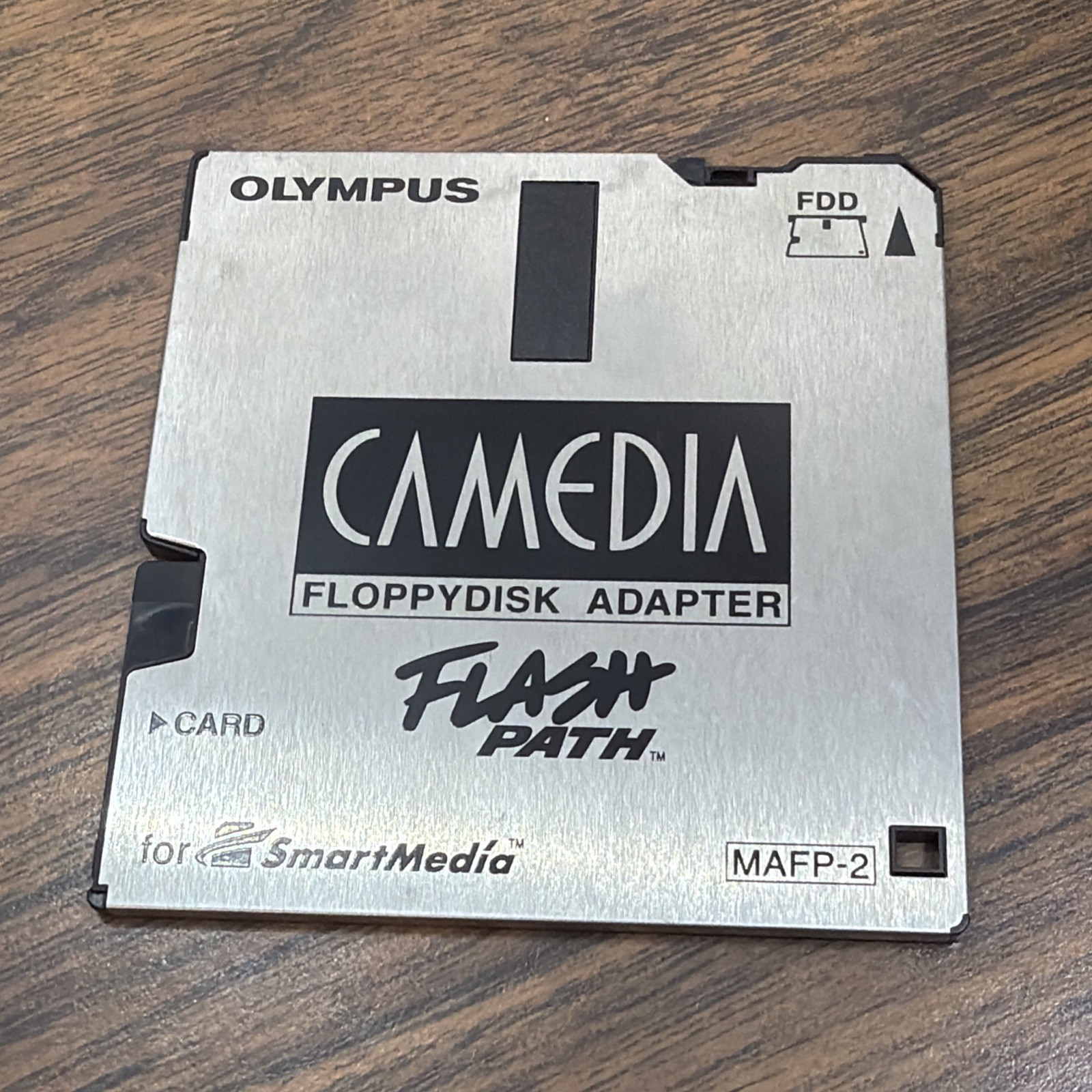 Olympus Camedia Flash Path Floppy Disk Adapter MAFP-2 w/ 3V 16MB SmartMedia Card