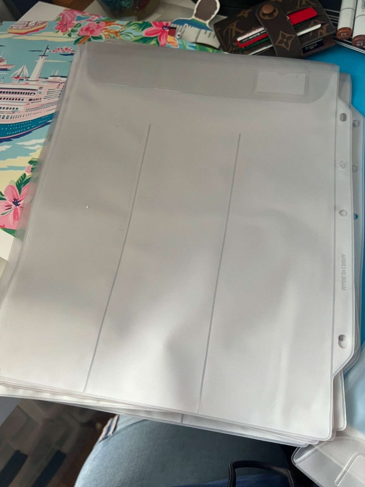 Creative Memories Accessory Binder Sticker Protectors and Dividers
