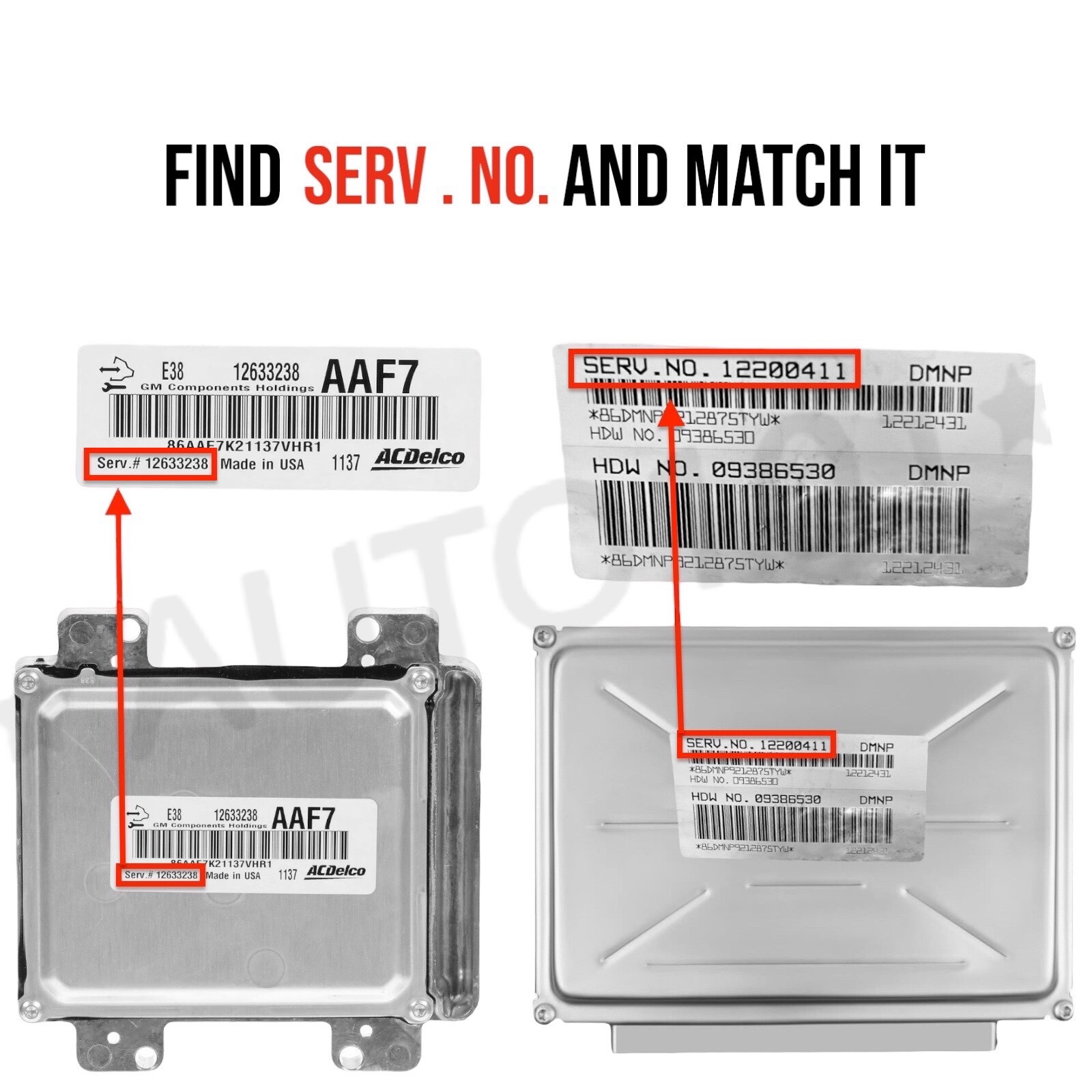 ✅ VIN PROGRAMMED E37 ECM Engine Computer Service number 12612397 OEM GM