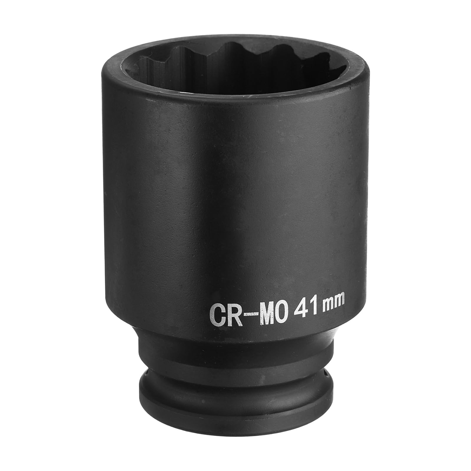 HARFINGTON 12-Point Deep Impact Socket 1/2 Inch Drive 41mm Metric Chrome