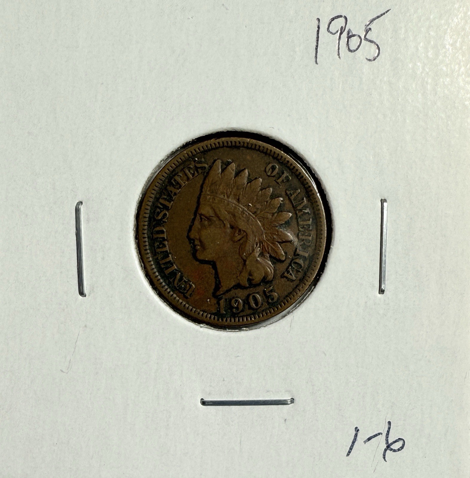 1905 Indian Head Cent Penny - (1-6)