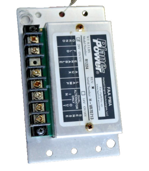 Plane-Power H-OV0713 Alternator Voltage Regulator FAA 8130-3 Included 28V set