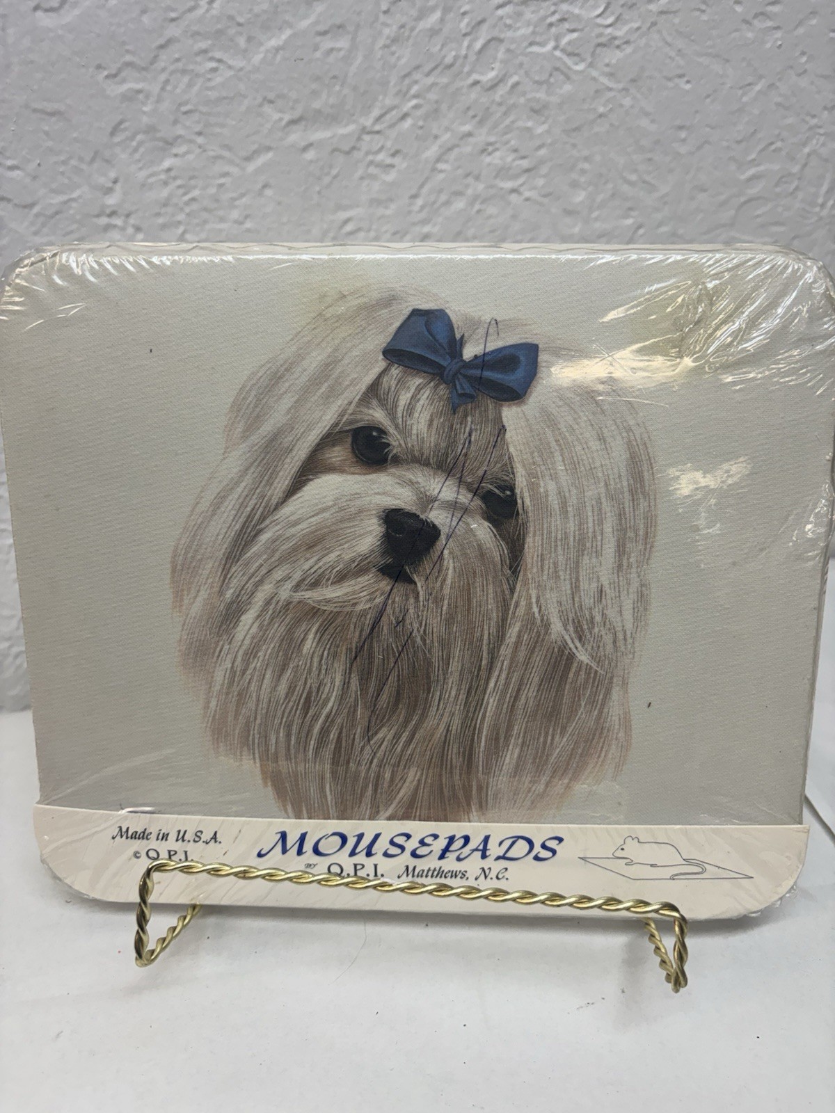 Shih Tzu With Bow Mouse Pad New Sealer