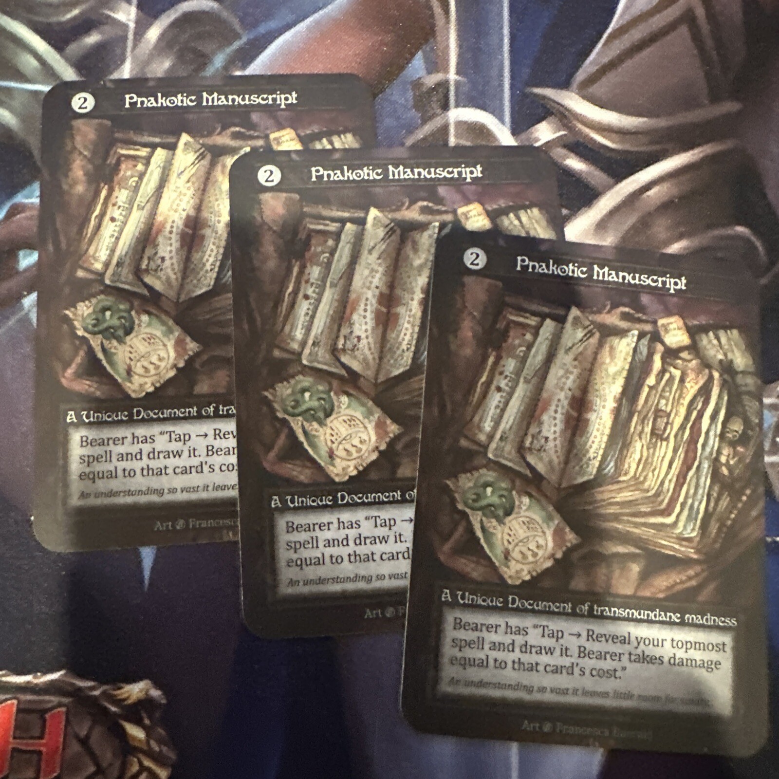 Pnakotic Manuscript - Unique - Beta - NM - Sorcery: Contested Realm X1 Per Order