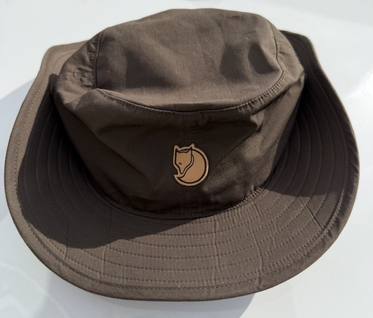 FJALLRAVEN Women’s Abisko Summer Hat Wide Brim Brown Outdoor Sun Protection (M)