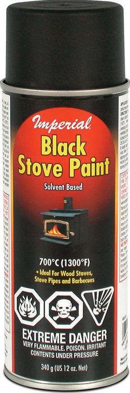12OZ BLK Stove SprPaint