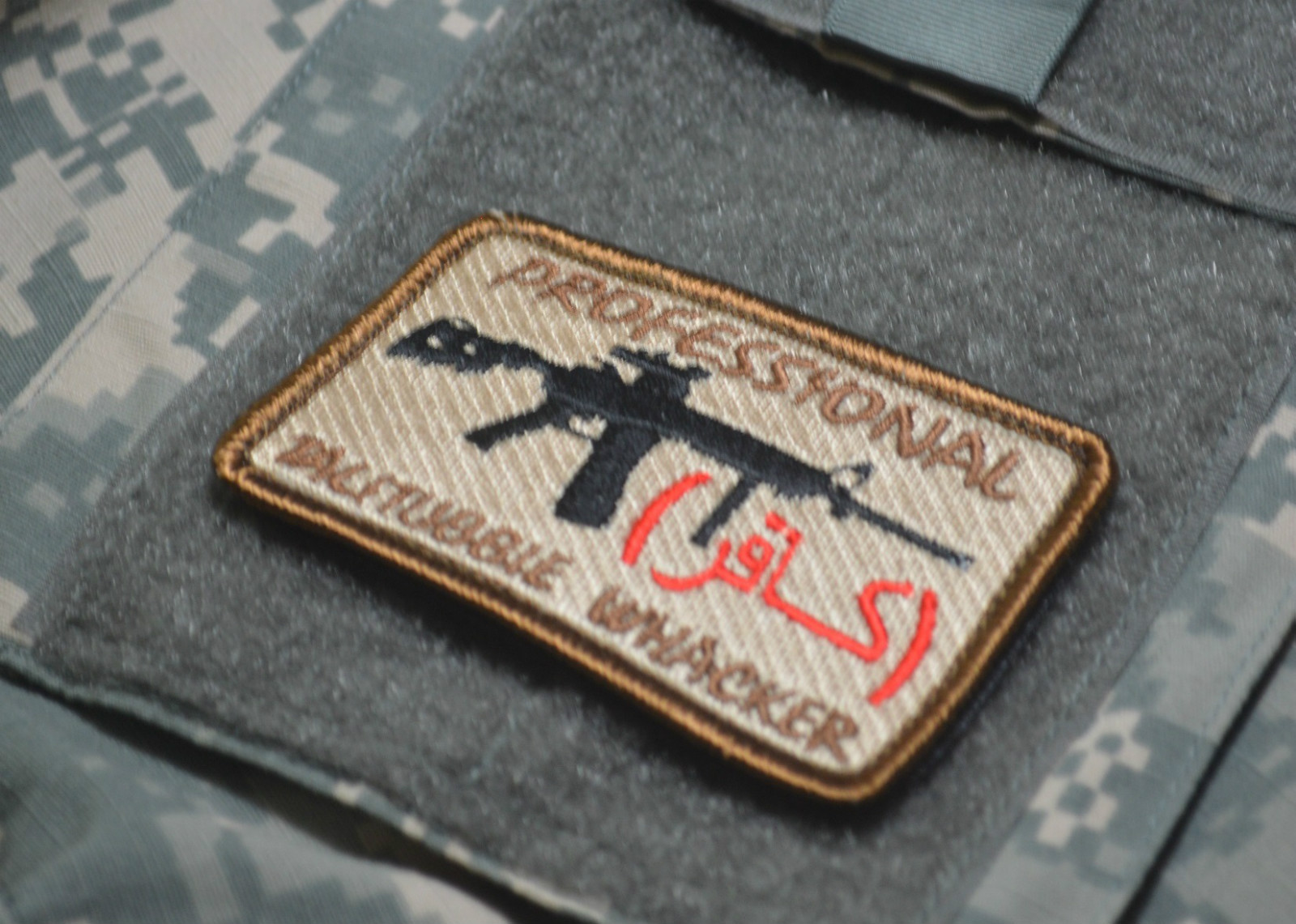 ISAF KILL ELITE SEAL OPERATOR velkrö PATCH: Want to Surrender? Ask Me How