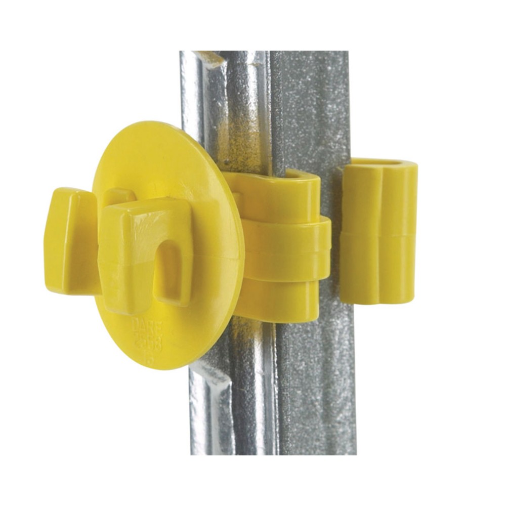 Dare SNUG-STP-25 Yellow Plastic Sung T-Post Insulator