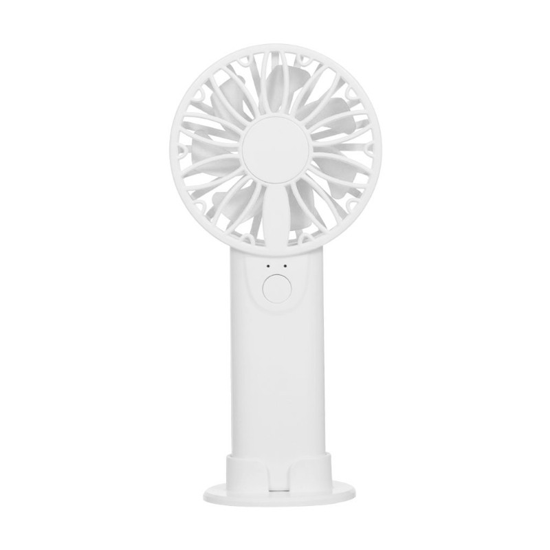 USB Desk Fan Strong Airflow AA Battery Powered for Office Travel Outdoors