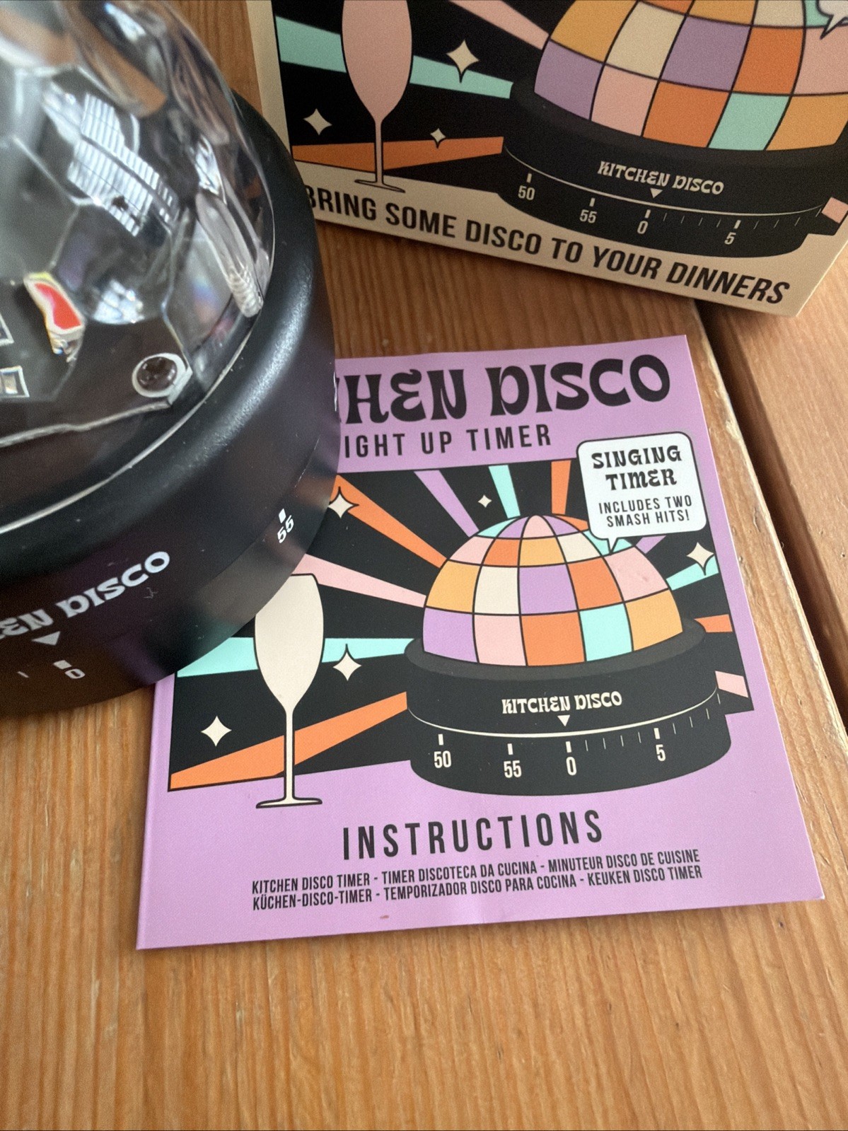 Kitchen Disco Light Up Musical Timer