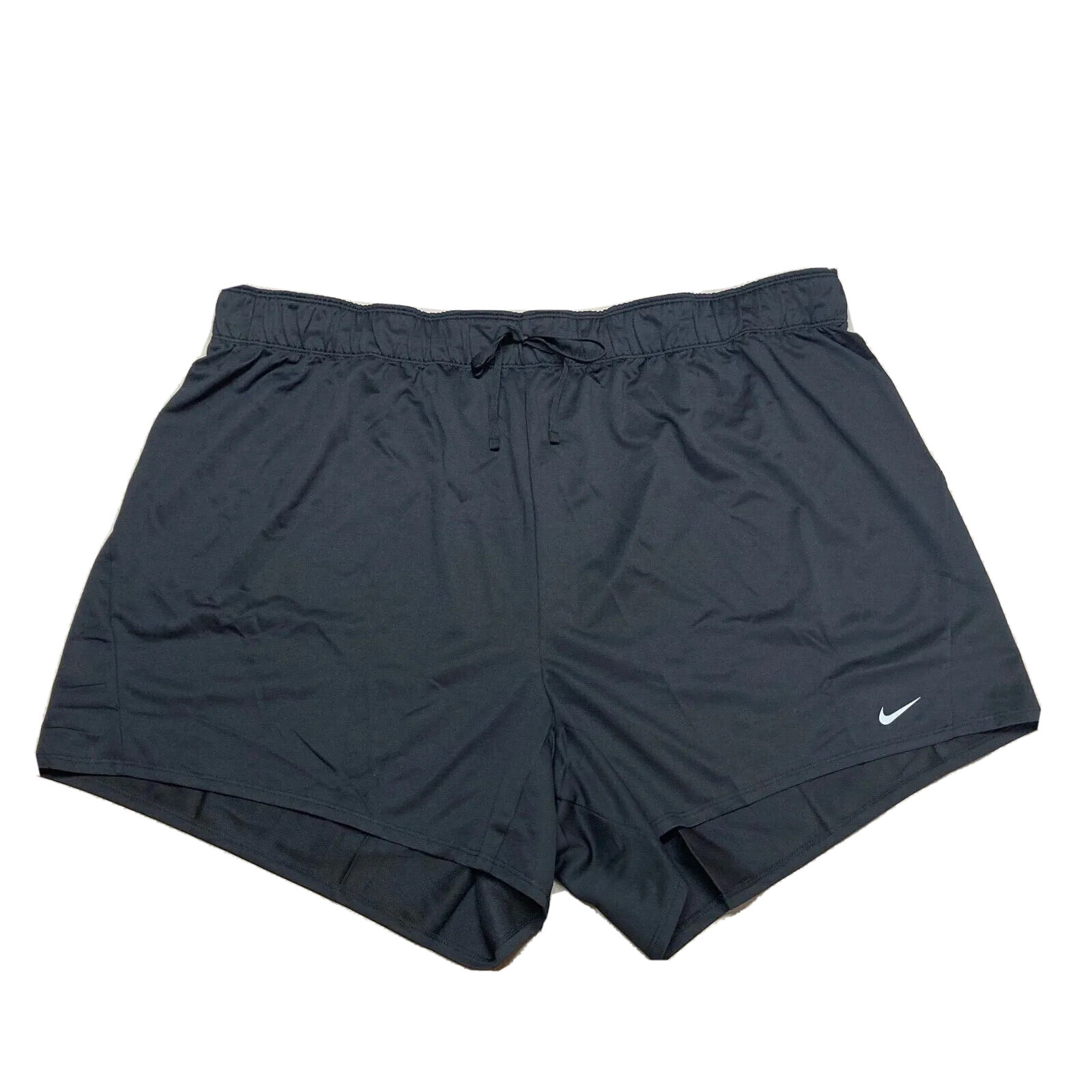 Women Nike Dri-Fit Plus Size Shorts Size 2X 3X Black Grey Gray DV7668 010