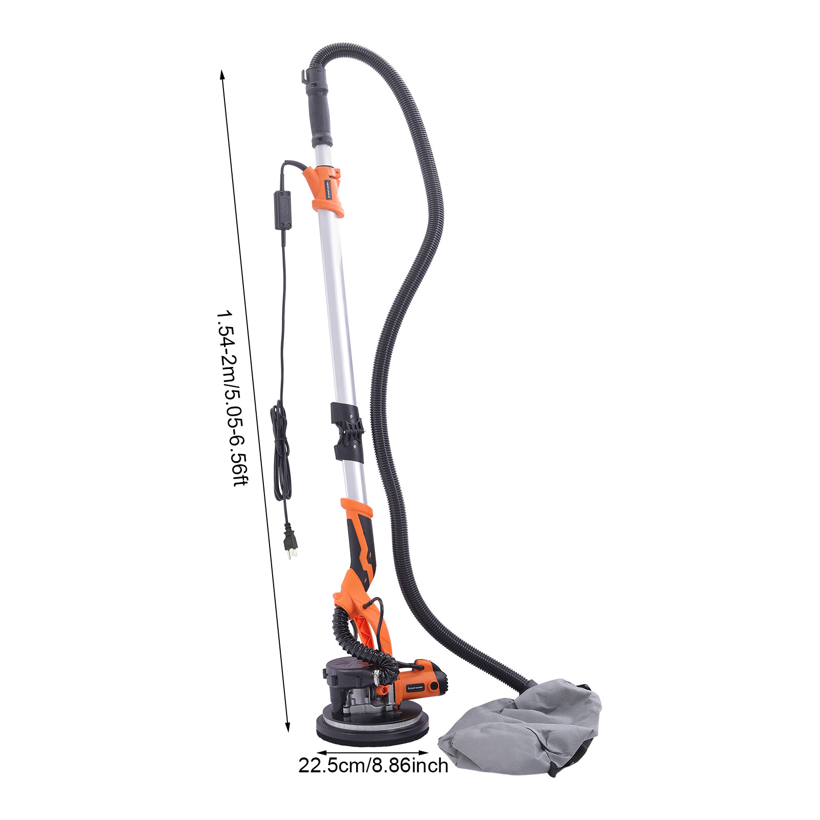 Drywall Sander Electric Ceiling Wall Sander with Dust Collection Variable Speed
