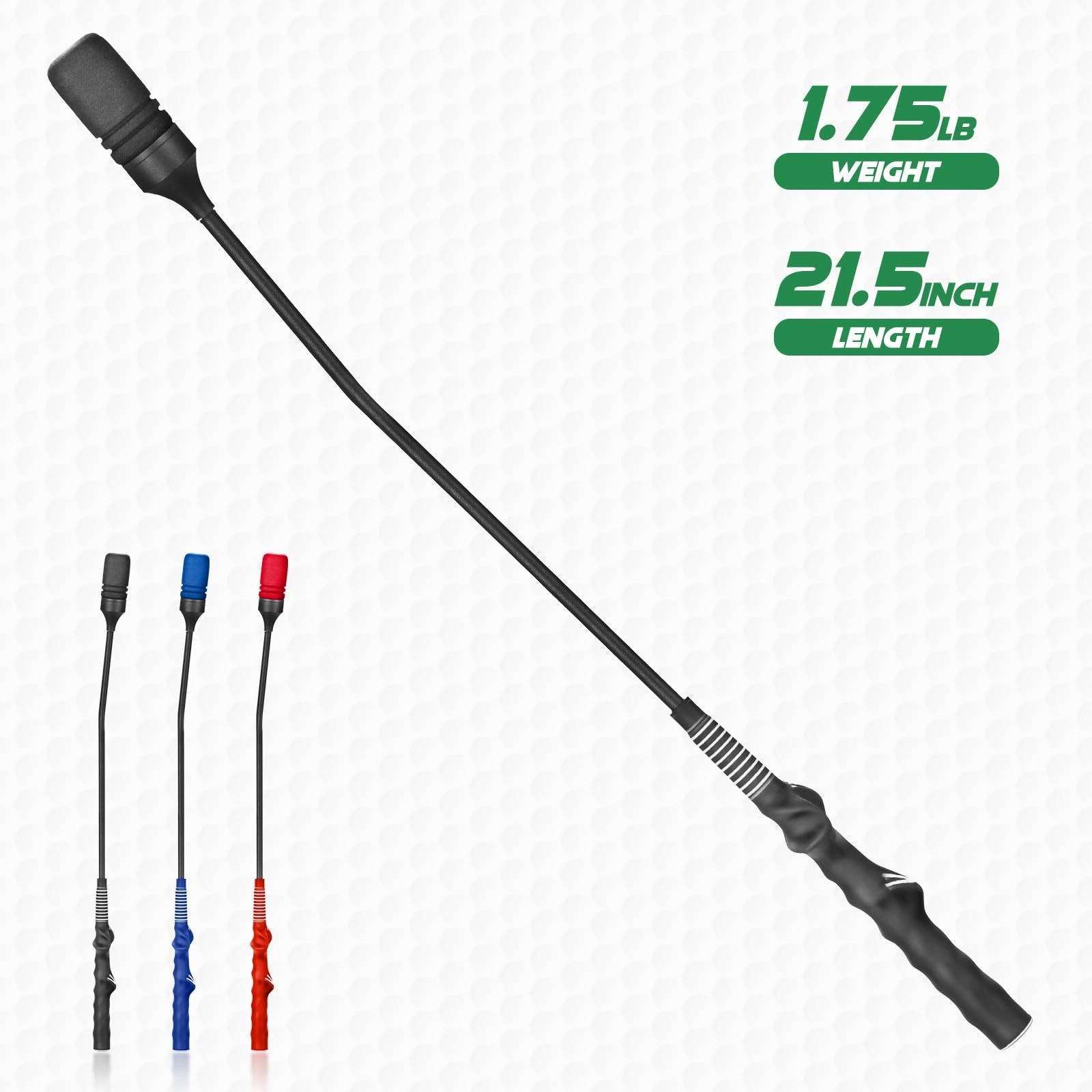 Golf Swing Trainer - Click Stick Golf Trainer for Golf Tempo Practice, Weight...