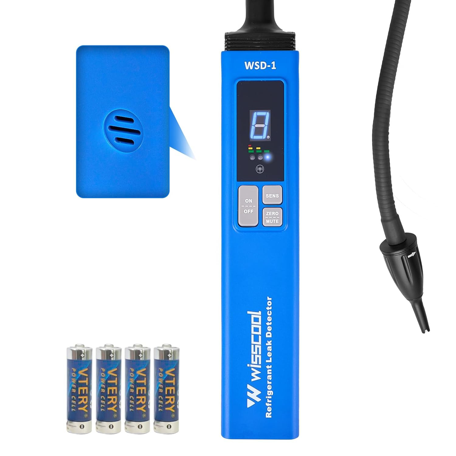 HVAC Leak Detector for Halogen Gas Leakage, Air Condition Freon Detector Leakage