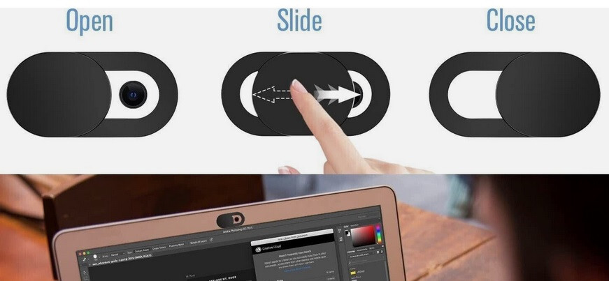 Webcam Camera Cover - Slider Blocker for Laptops / Tablets