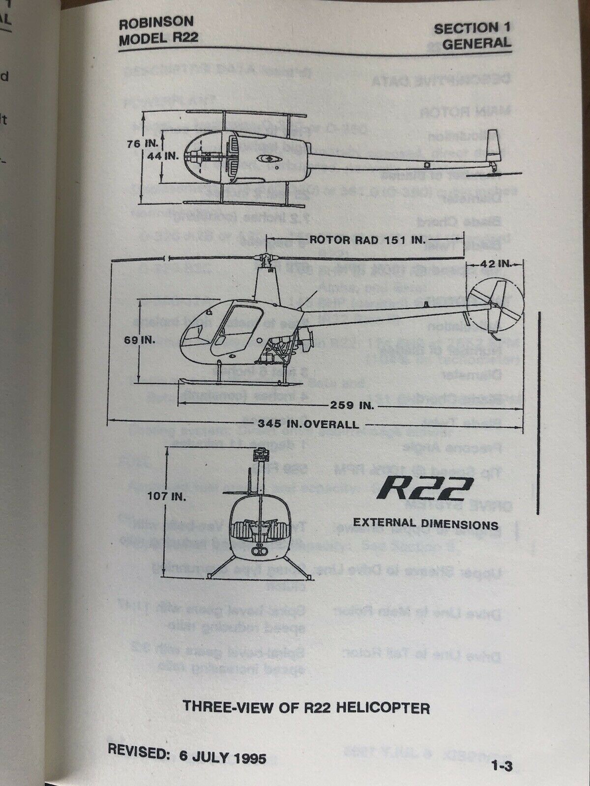 Robinson 22 POH & Extended Quick Reference Checklist, All In One