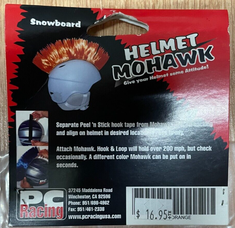 PC Racing Hemlet Mohawk Pink