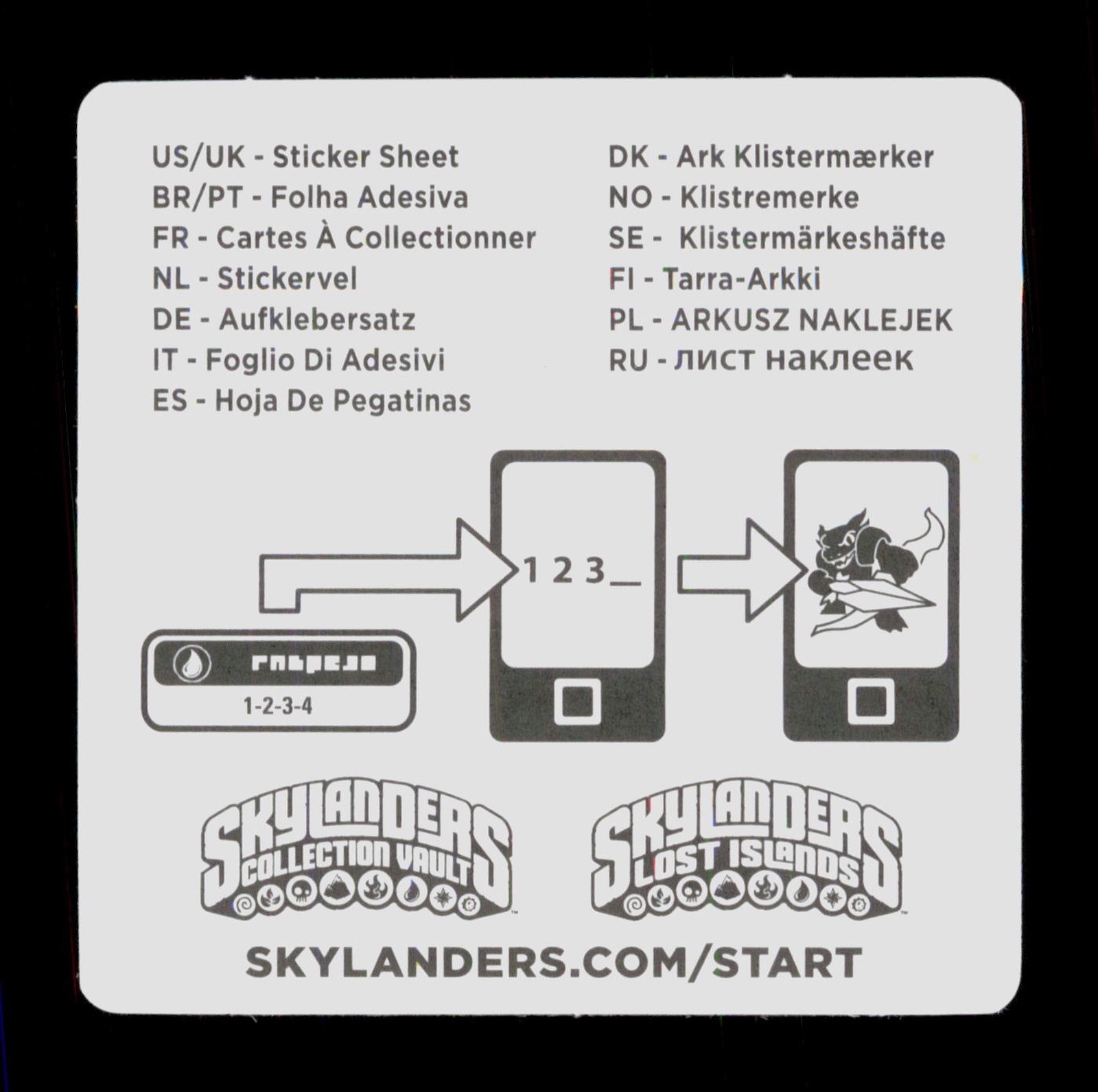 Funny Bone Skylanders Trap Team 2014 Activision Sticker