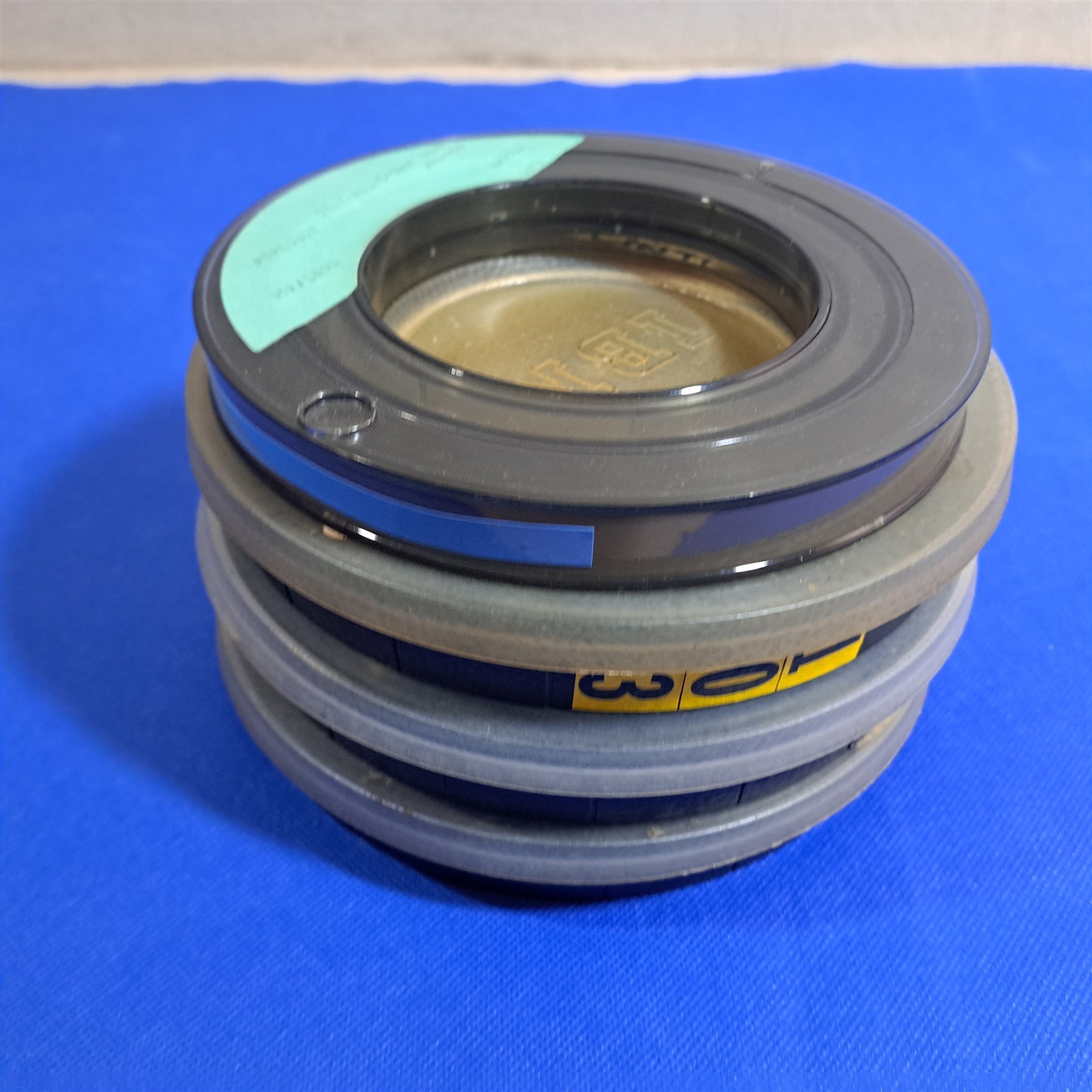 4 Reels 9-Track 6.25" Computer Data Magnetic Tape