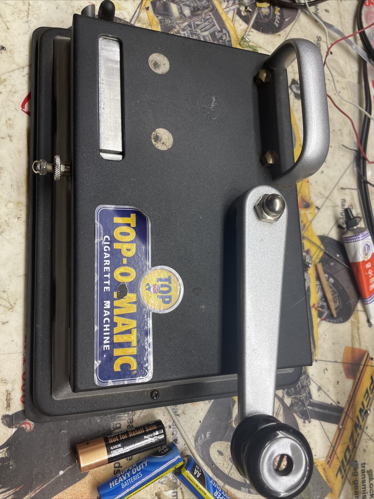 Top-O-Matic Cigarette Rolling Machine Manual Great Condition