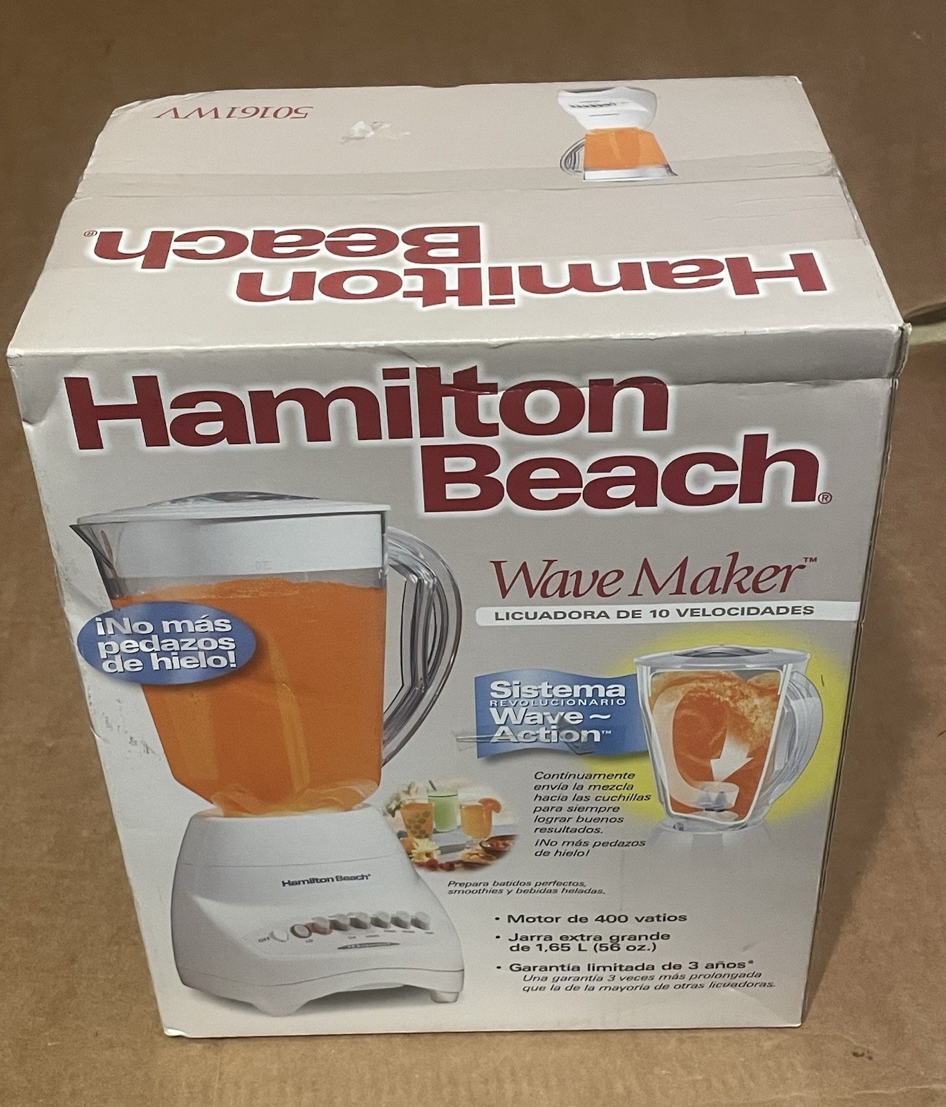 HAMILTON BEACH WAVE MAKER 10-SPEED BLENDER 50161WV NEW SEALED BOX