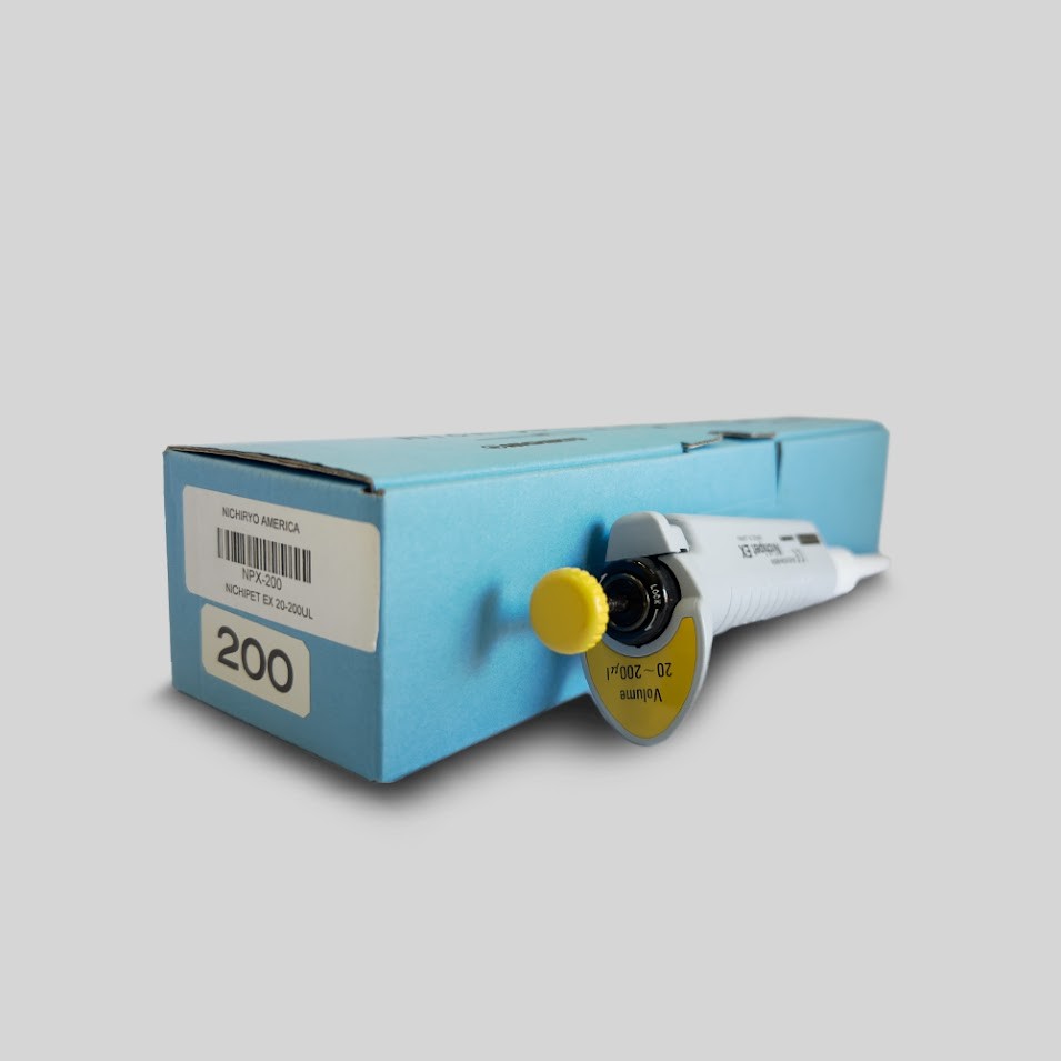Nichipet EX 20-200 µL Micropipette by Nichiryo – Accurate, Adjustable Volume
