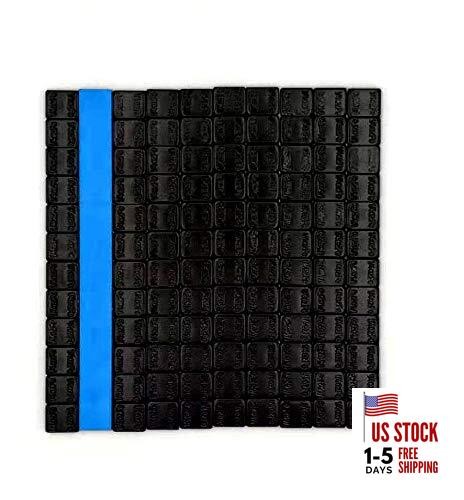 AW-0722 1 Box of Black Wheel Weights | 1/4 Oz (0.25) | Stick-on Adhesive Tape