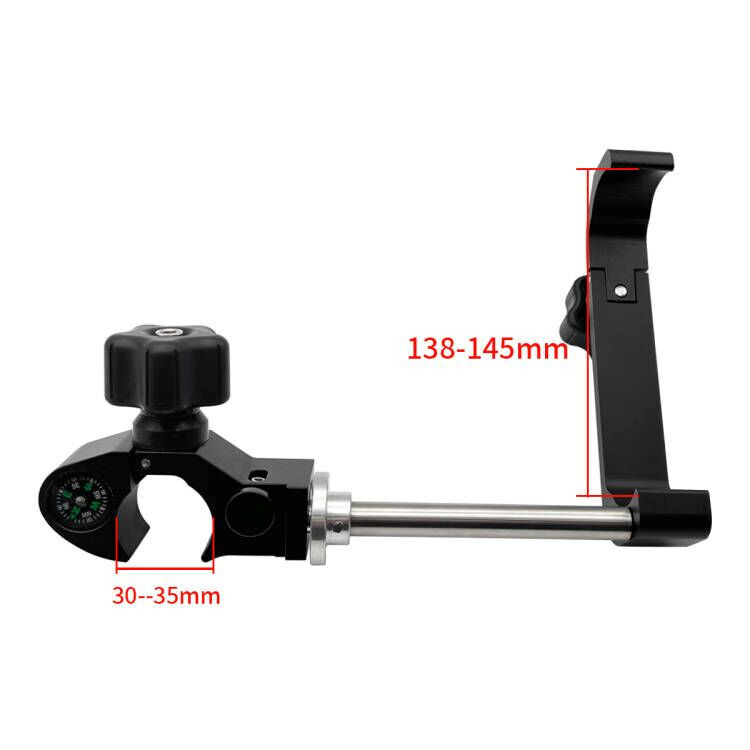 Tablet Bracket & Pole Clamp Cradle Compass For Laptop Data Collector Surveying