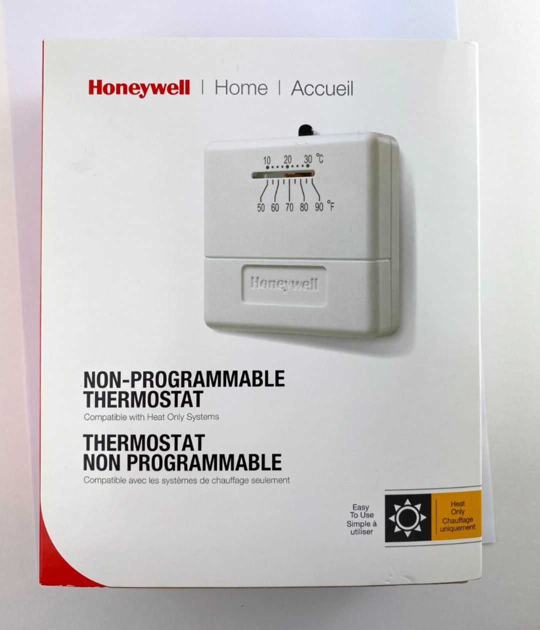 Honeywell Home CT30A1005 Standard Manual Economy Thermostat - Heat Only