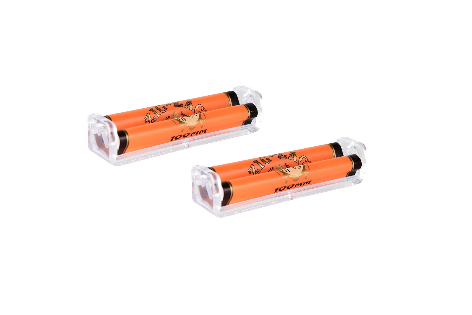 2pk Zig Zag Roller Machine 100mm for King Rolling Papers Orange FREE SHIPPING