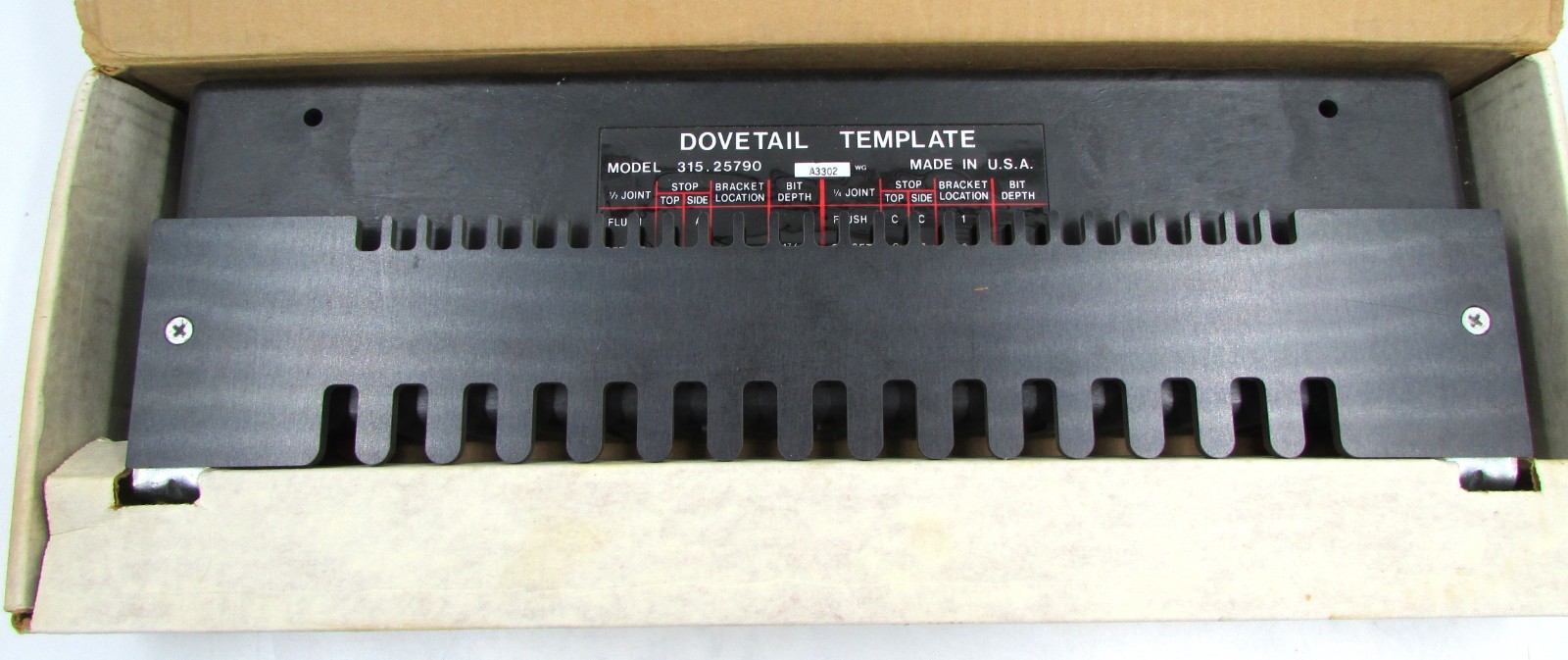 Craftsman DovetailTemplate Tool, #315-25790, NIB