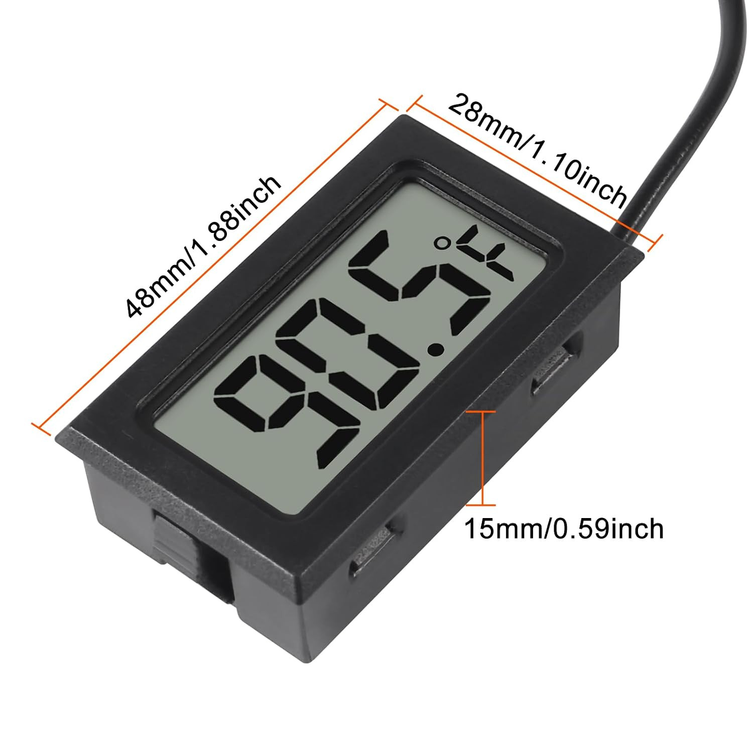 4Pack Digital LCD Thermometer Temperature Digital LCD Fridge Thermometer Water