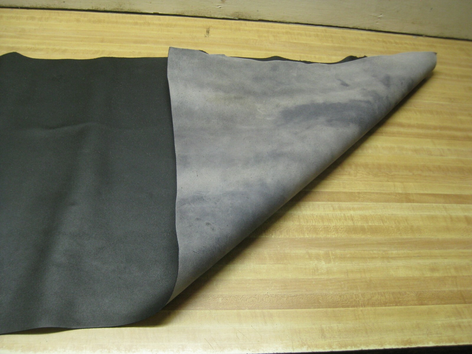 Black Faux Leather