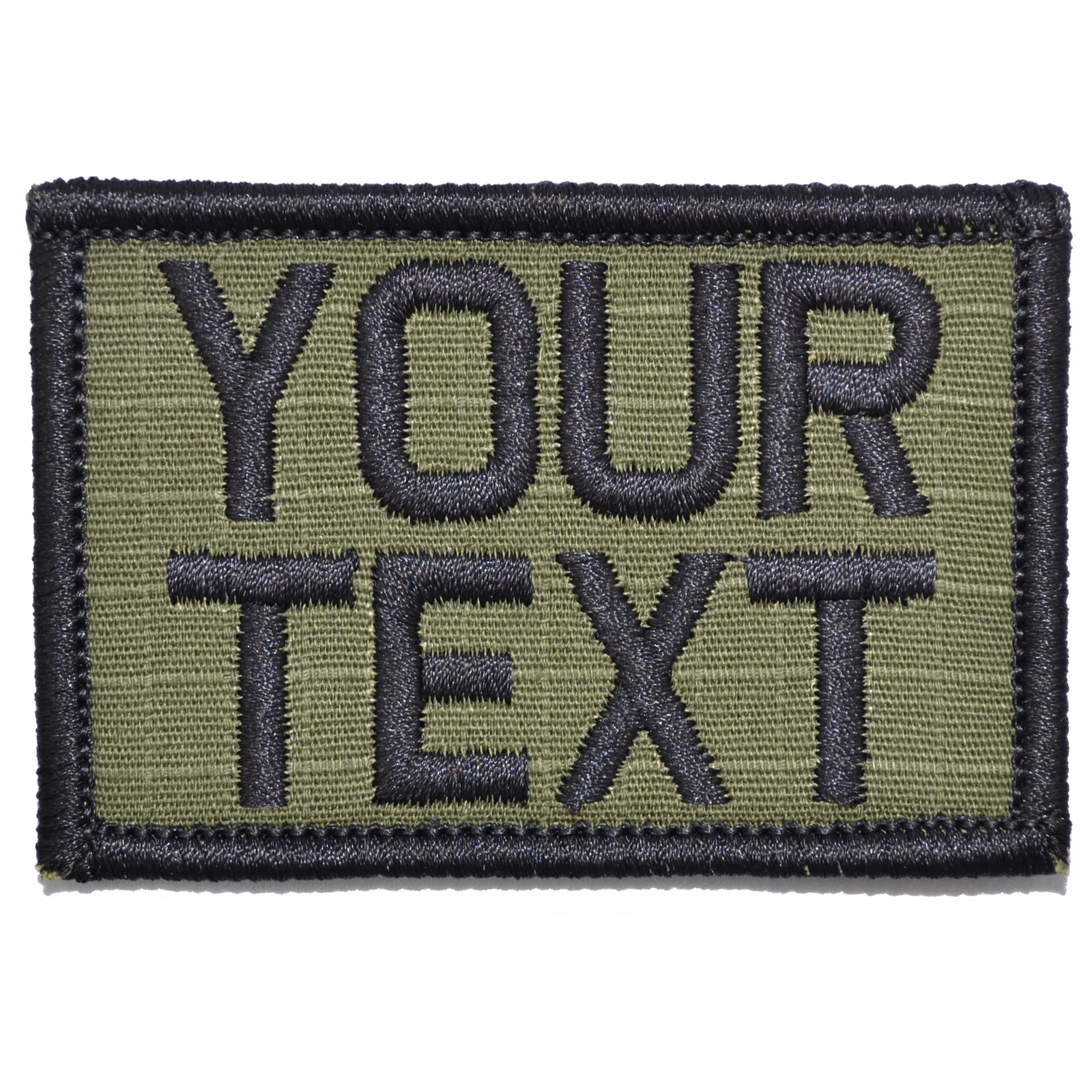 Custom 2x3 Name / Text Patch with Hook Fastener