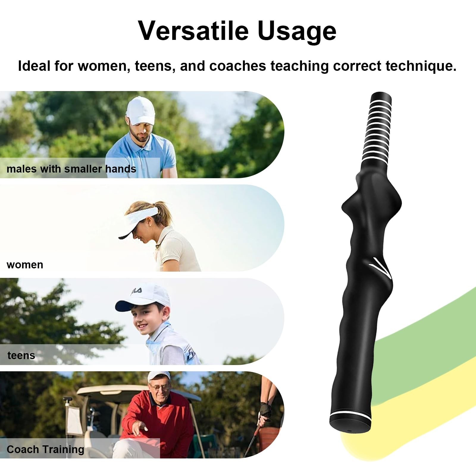 Right-Hand Golf Training Grip Golf Grip Trainer，Golf Swing Trainer Access