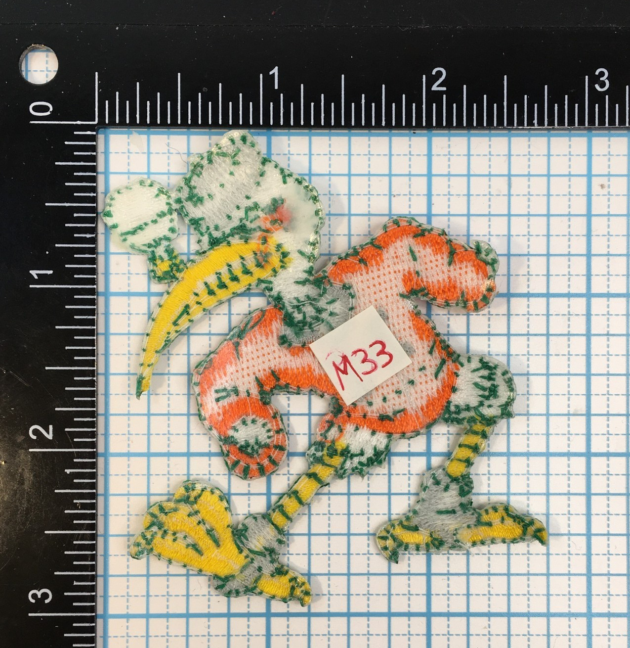 MIAMI HURRICANES NCAA COLLEGE VINTAGE 3" TEAM MASCOT LOGO PATCH M33