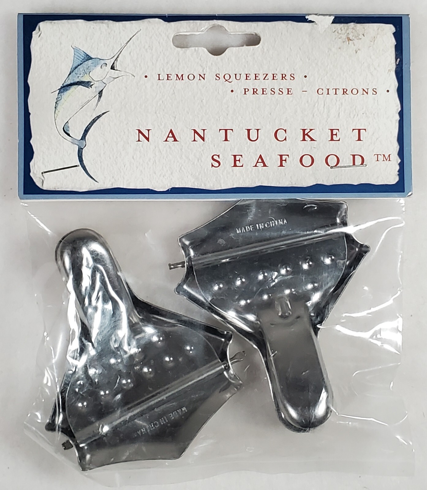 Nantucket Seafood Lemon Squeezer Stainless Steel Pack of 2 Fox Run Craftsmen