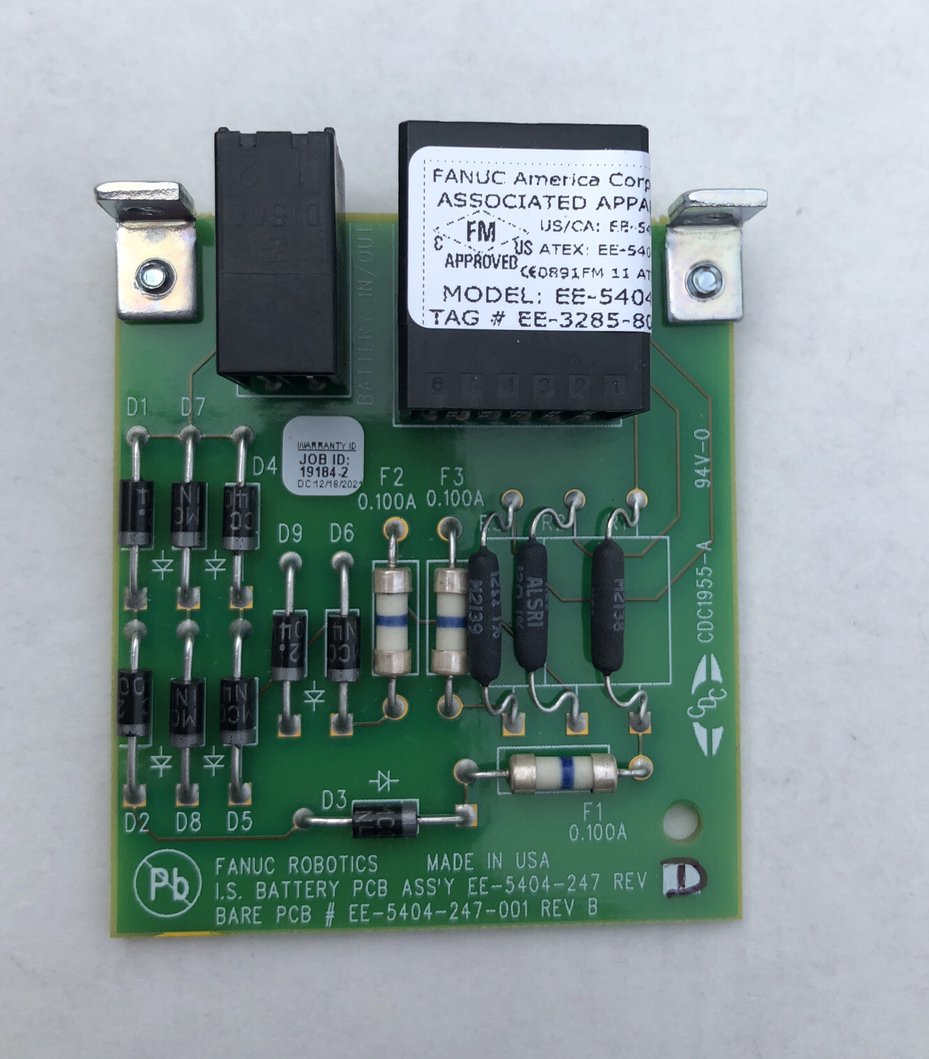 FANUC EE-5404-247 / EE-5404-247-001 NEW PCB BX15