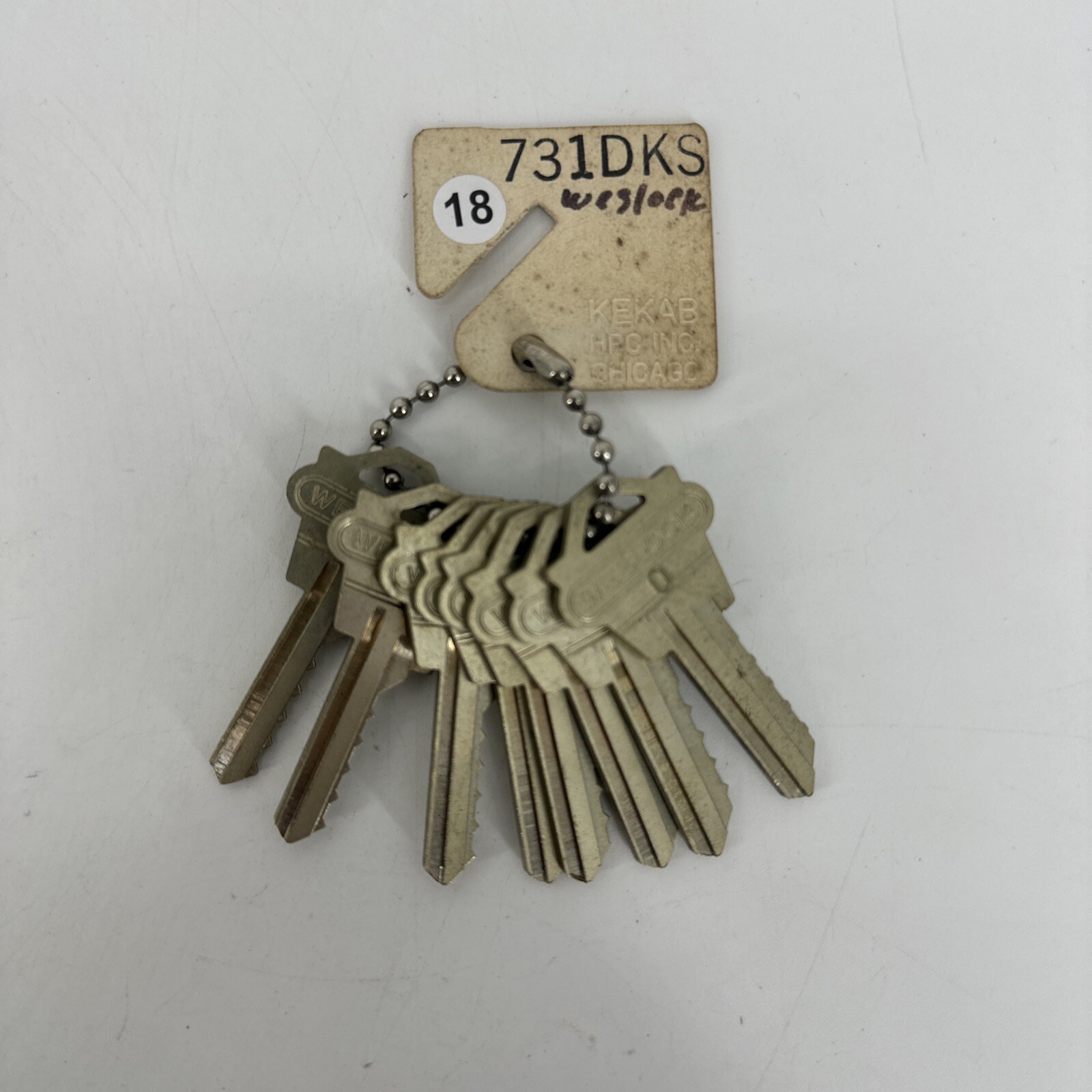 SET OF 8 Westlock Guide Master Key Set 731DKS #0-7