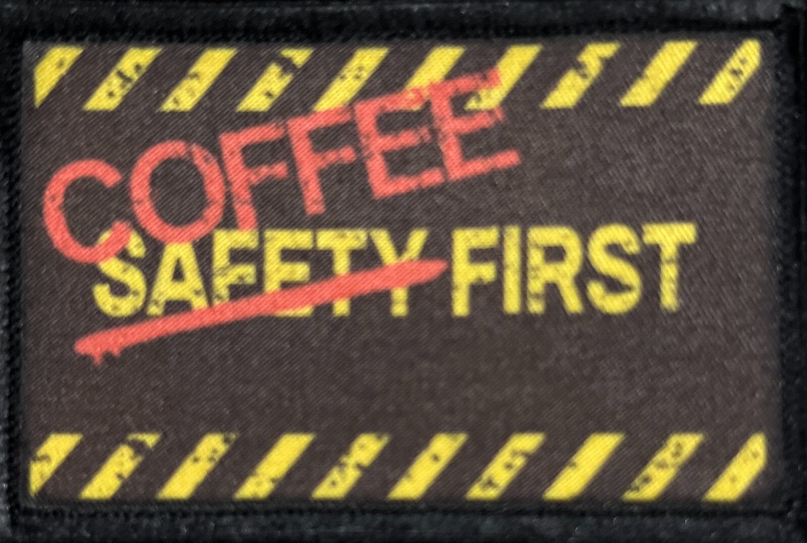 Coffee First Morale Patch Military Tactical Army Flag