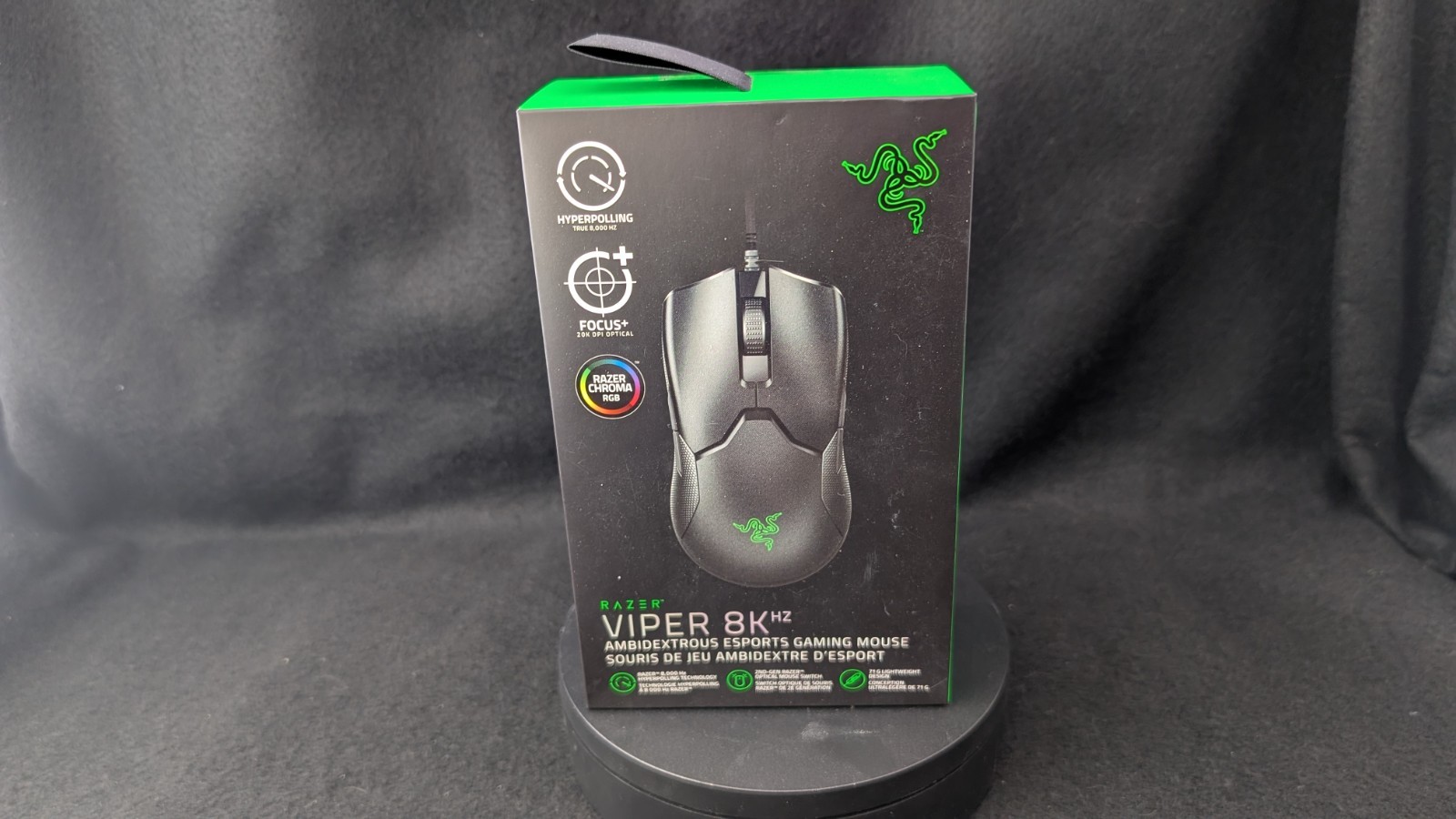 NEW Razer Viper 8KHz Gaming Mouse Sealed RGB 20K DPI HyperPolling Wired