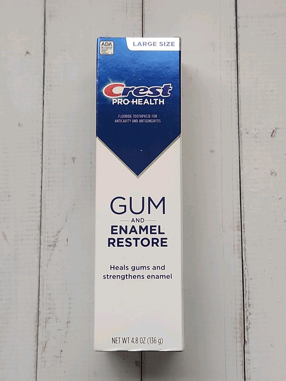 Crest Pro-Health Gum & Enamel Restore Toothpaste, 4.8 oz, Exp: 04-2028