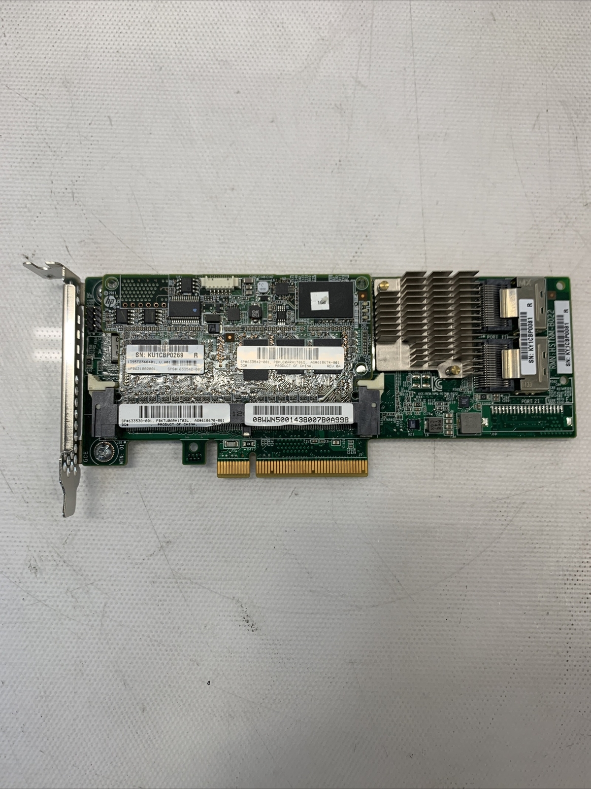 HP P420 633538-001 6Gb/s SAS RAID Controller card PCIe3.0x8 with 1G memory FBWC