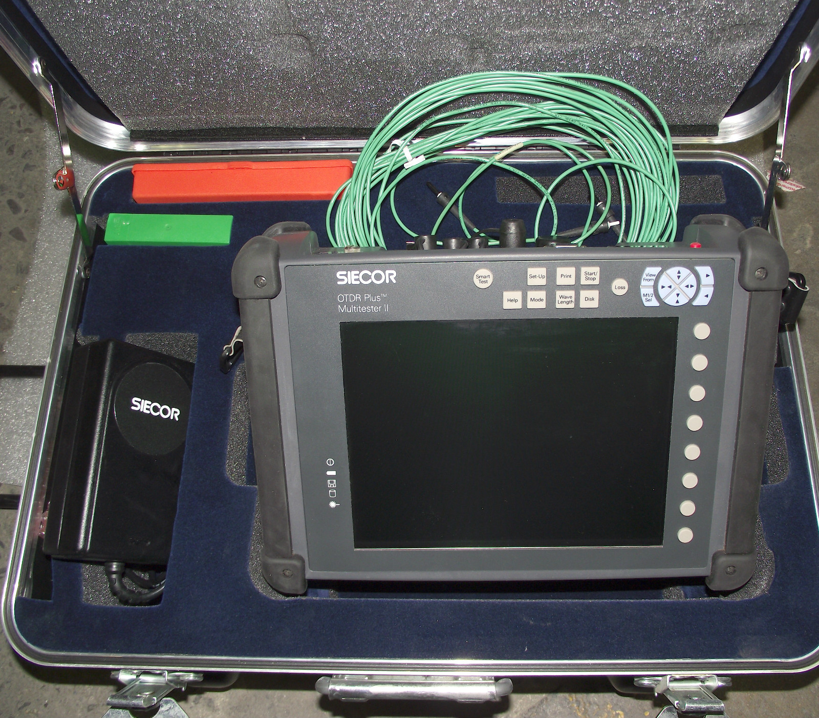 Corning Siecor OTDR Plus Multitester II Model 340M-4210 with Hard Carrying Case