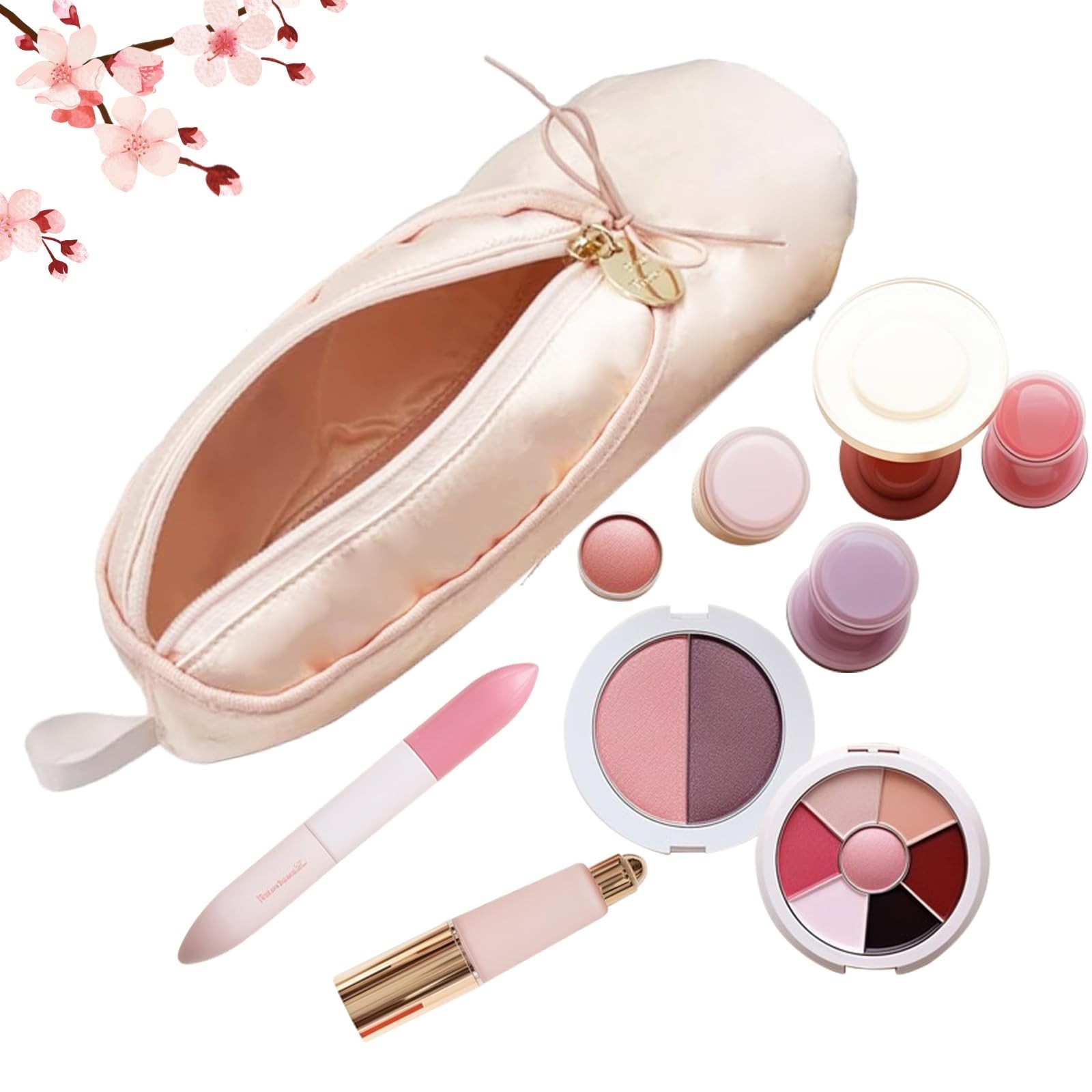 Ballet Shoe Makeup Bag, Small Cosmetic Bag for Trip Portable Cosmetic Travel ...
