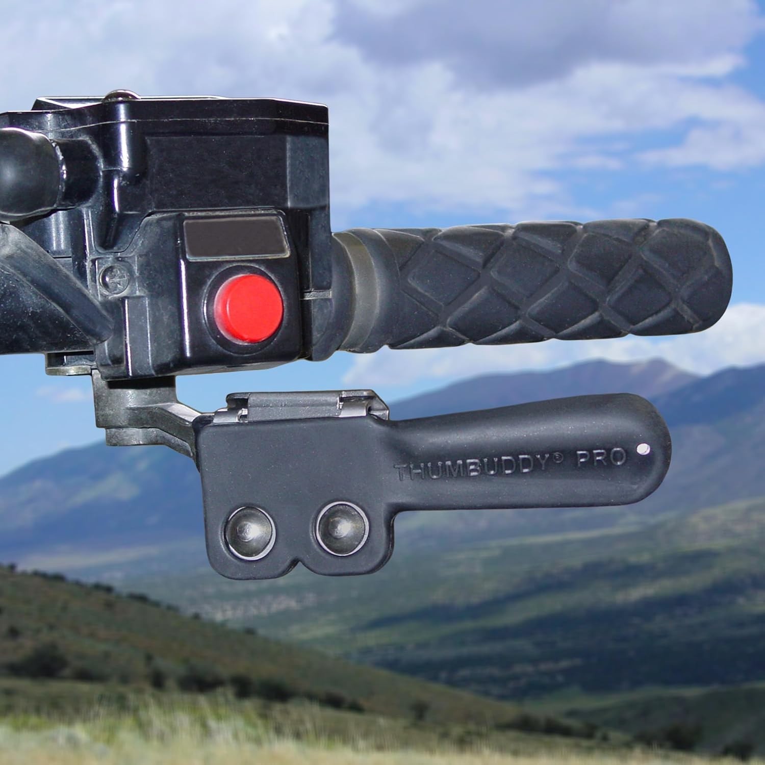 Thumbuddy Pro ATV Throttle Extender - Model TB2 Black