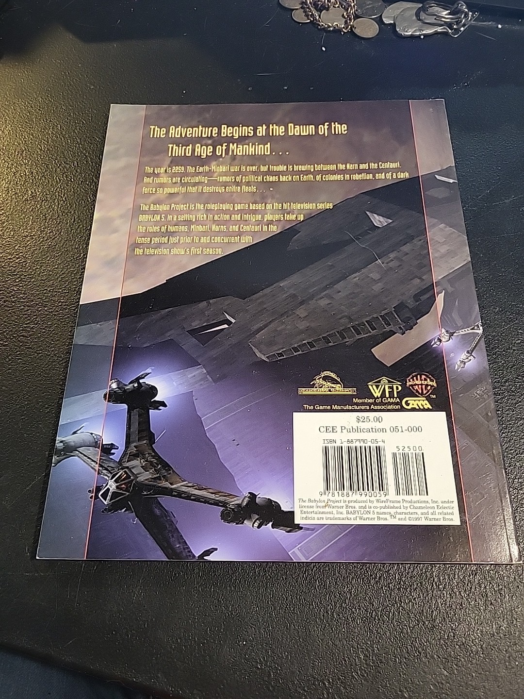 The Babylon Project RPG Core Rulebook 1997 Babylon 5 Sci-Fi Game