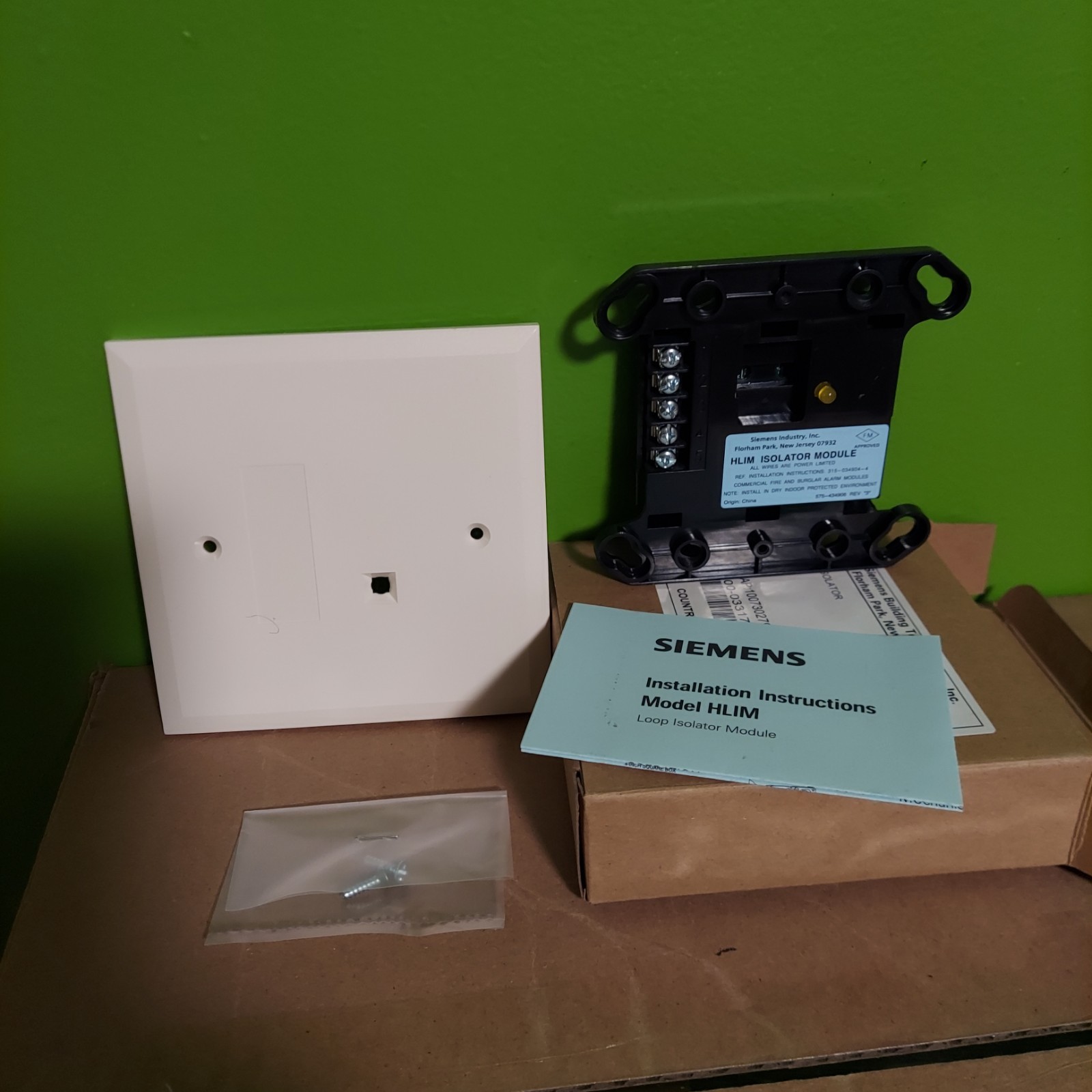 SIEMENS HLIM / 500-033170 FIRE ALARM LOOP LINE ISOLATOR MODULE NIB!