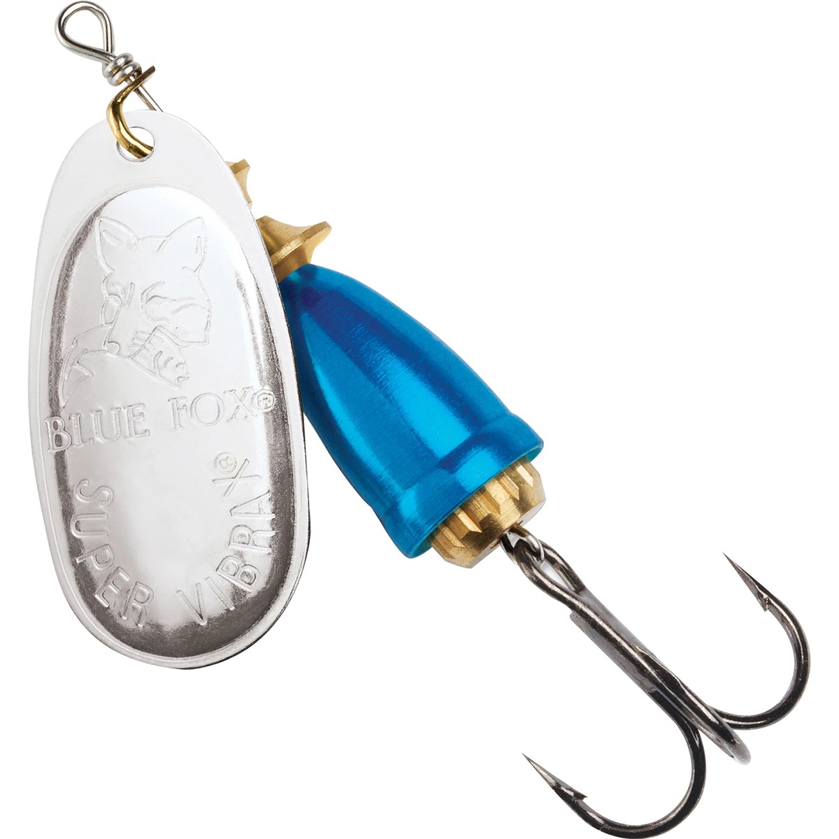 Blue Fox Classic Vibrax 6 Fishing Lure - Silver/Chrome/Blue
