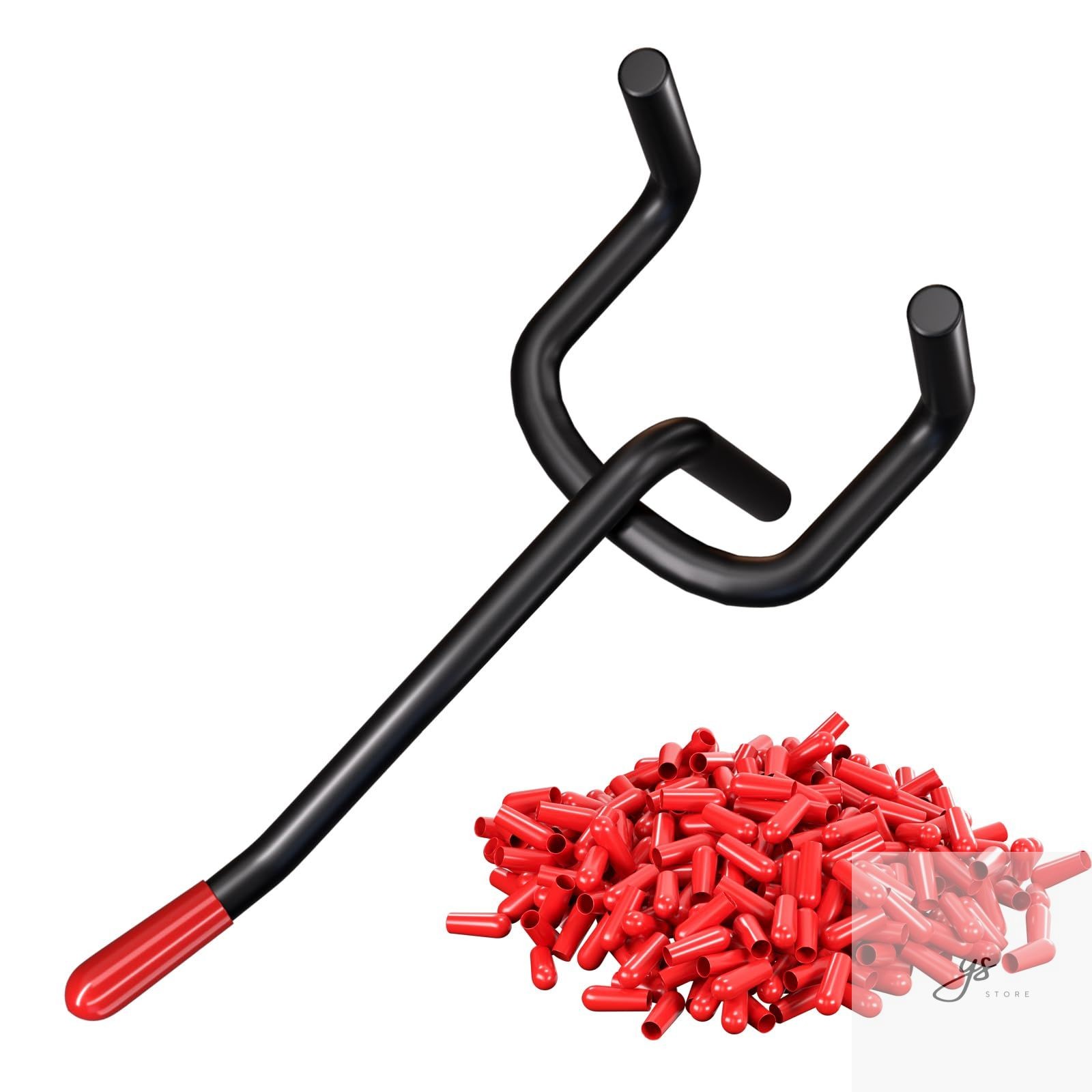 Pegboard Hooks for Hanging - Peg Board Organizer Accessories Fit New Metal Peg